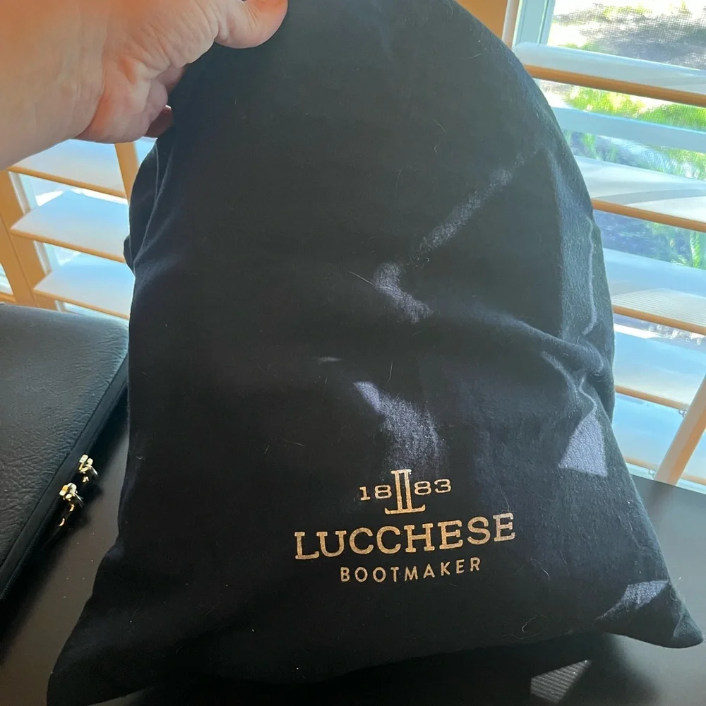 Lucchese Two-Tone Leather Handbag - Picture 13 of 13
